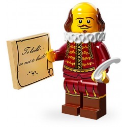 Lego Minifig Serie 12 71004 - THE LEGO MOVIE William Shakespeare (La Petite Brique)