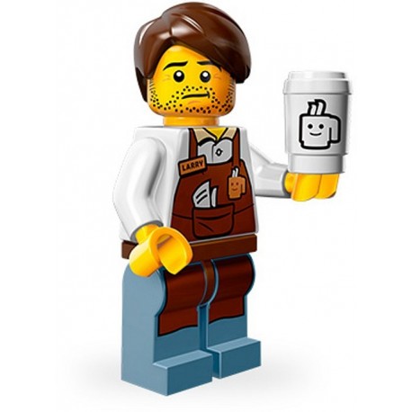 Lego Minifig Serie 12 71004 - THE LEGO MOVIE Larry le Barista (La Petite Brique)