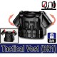 Lego Accessoires Minifig Si-Dan Toys Tactical Vest BR1 (noir) (La Petite Brique)