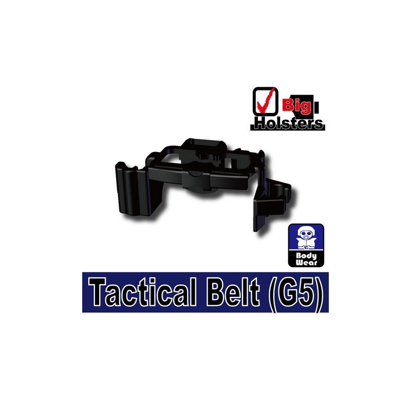 Green Tactical Belt G11 army police belt compatible w/ toy brick minifig W211 