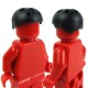 Lego Accessoires Minifig Si-Dan Toys Casque PTF (noir) (La Petite Brique)