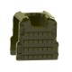 Lego Accessoires Minifig COMBAT BRICK Bulletproof vest with stud (vert "militaire") (La Petite Brique)