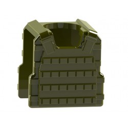 Buletproof vest / Plate Carrier Body Armor with stud (Military Green)