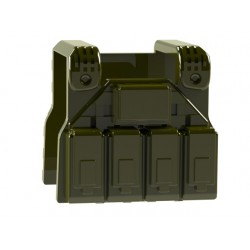 Lego Accessoires Minifig COMBAT BRICK Special Forces Plate Carrier Vest (vert "militaire") (La Petite Brique)
