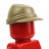 Lego Accessoires Minifig Casquette Militaire - Kepi (Beige foncé) (La Petite Brique)