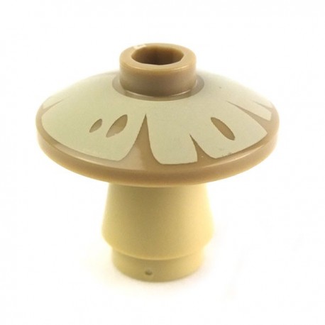 Lego Accessoires Minifig Champignon (Dark Tan) (La Petite Brique)