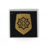 Light Bluish Gray Tile 1 x 1 with World City Gold Police Badge