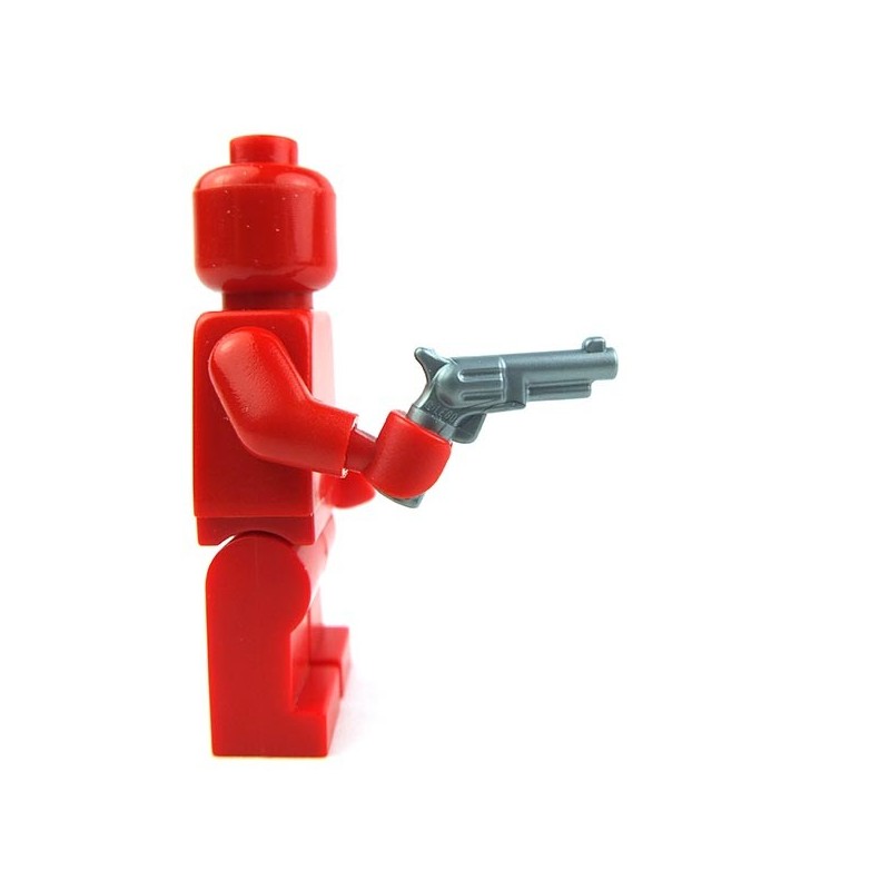Lego 5 Pieces Perl Dark Bluish Grey Revolver Gun Weapon Pearl Pistol New 13562 