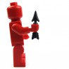 Lego Accessoires Minifig Custom BRICK WARRIORS Plumbata (Noir) La Petite Brique