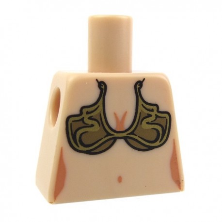 Lego Accessoires Minifig Torse - Féminin chair (Light Flesh)﻿ (La Petite Brique)