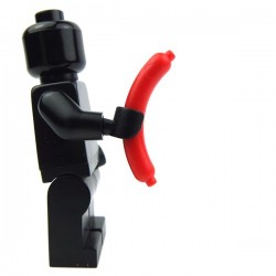 Lego Accessoires Minifig Saucisse Hot Dog (Rouge) (La Petite Brique)