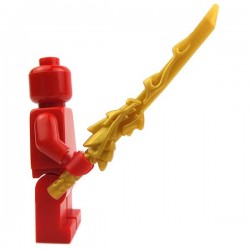 Lego Accessoires Minifig Katana Dragon Guard (Pearl Gold) (La Petite Brique)