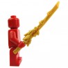 Lego Accessoires Minifig Katana Dragon Guard (Pearl Gold) (La Petite Brique)