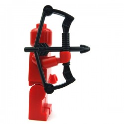 Black Minifig, Weapon Compound Bow with Arrow
