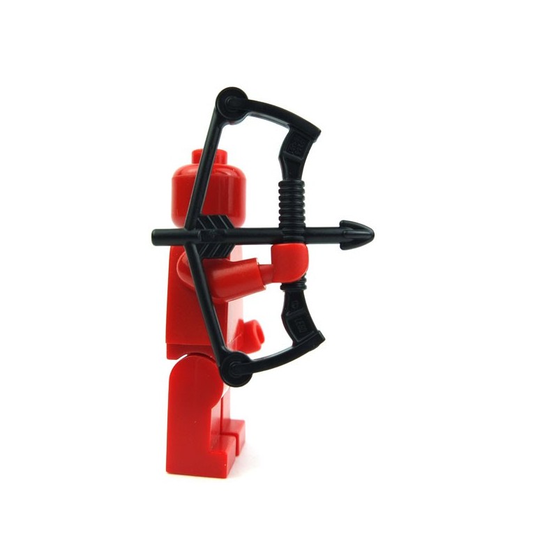 Lego Minifig Accessoires - Armes Arc et flèche (noir)﻿ (La Petite