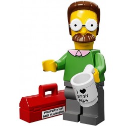 Lego Minifig Serie S Les Simpson 71005 Ned Flanders (La Petite Brique)