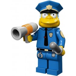 Lego Minifig Serie S Les Simpson 71005 Chef Wiggum (La Petite Brique)