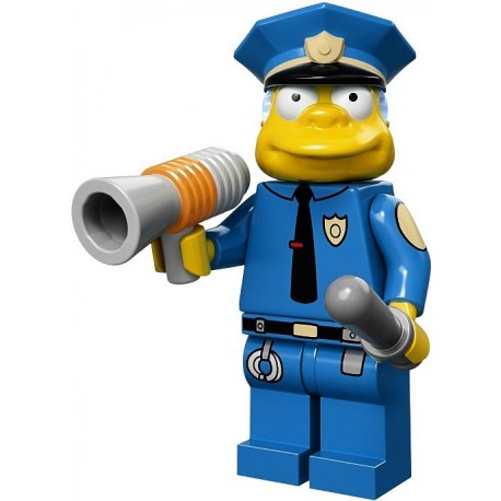 Lego Minifig Serie S Les Simpson 71005 Chef Wiggum (La Petite Brique)