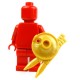 Lego Accessoires Minifig Custom BRICK WARRIORS Bouclier Lanterne (Pearl Gold) (La Petite Brique)
