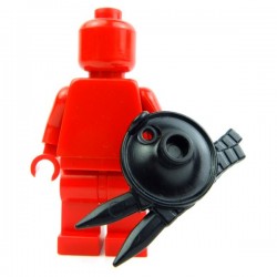 Lego Custom Accessoires Minifig BRICK WARRIORS Bouclier Lanterne (noir) (La Petite Brique)