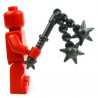 Lego Custom Accessoires Minifig BRICK WARRIORS Double Fléau (Steel) (La Petite Brique)