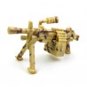 Lego Custom Si-Dan Toys M249 (Mini-mitrailleuse) (Desert digital camouflage) (La Petite Brique)