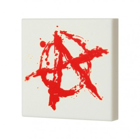 Anarchy Graffiti (Tile 2x2 - White)﻿