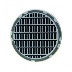 Light Bluish Gray Tile Round 2x2, Grille Fine Mesh