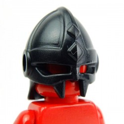 Lego Accessoires Minifig Custom BRICK WARRIORS Casque Vicking (Noir) (La Petite Brique)