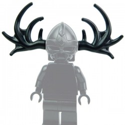 Lego Accessoires Minifig Custom BRICK WARRIORS Bois d'Orignal / Elan (Noir) (La Petite Brique)