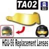 Lego Accessoires Minifig Si-Dan Toys TA02 (visière pour casque HGU-56) (Gold) (La Petite Brique)