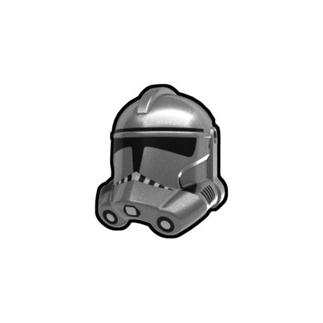 Lego Minifig Custom AREALIGHT Silver Trooper Helmet (La Petite Brique) Star Wars