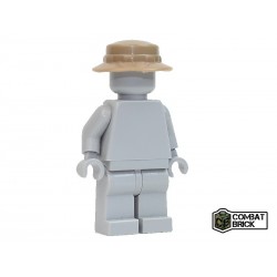 Lego Accessoires Minifig COMBAT BRICK Moden Warfare : Boonie hat (Beige) (La Petite Brique)