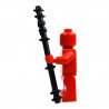 Lego Accessoires Minifig Custom BRICK WARRIORS Quarterstaff (Noir) (La Petite Brique)