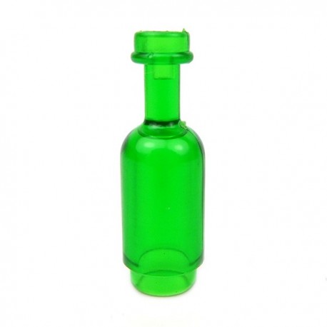 Lego Accessoires Minifig Custom BRICKFORGE Bouteille ronde (Vert Transparent) (La Petite Brique)