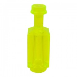 Lego Accessoires Minifig Custom BRICKFORGE Bouteille carrée (Trans Neon Green﻿)﻿ (La Petite Brique)