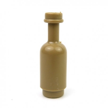 Lego Accessoires Minifig Custom BRICKFORGE Bouteille ronde (Dark Tan) (La Petite Brique)