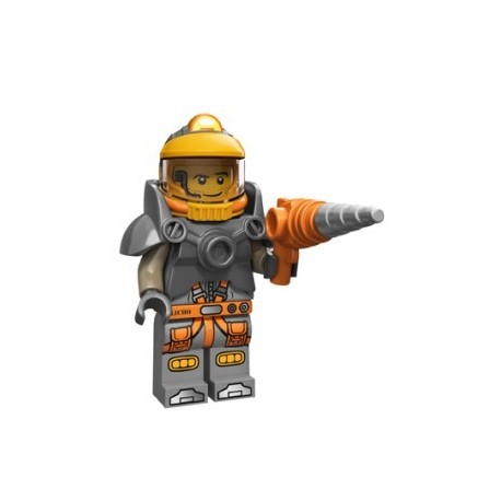 Lego Minifigures Serie 12 - le mineur de l'espace 71007 Minifig (La Petite Brique)