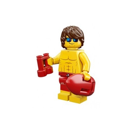 Lego Minifigures Serie 12 - le sauveteur 71007 Minifig (La Petite Brique)