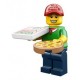 Lego Minifigures Serie 12 - le livreur de pizza 71007 Minifig (La Petite Brique)