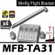 Minifig Flight Bracket MFB-TA31 (Trans-Clear)