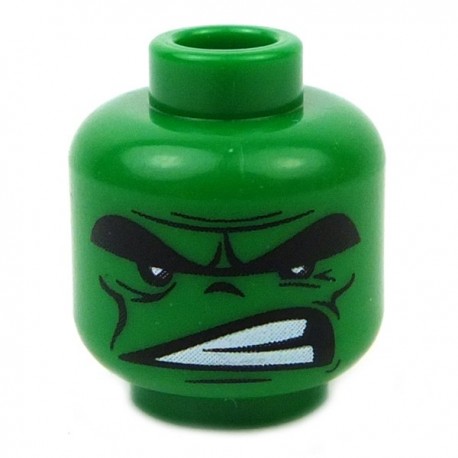 Lego Accessoires Minifig CUSTOM BRICKS Tête Hulk (Vert) (La Petite Brique)