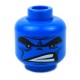 Lego Accessoires Minifig CUSTOM BRICKS Tête Hulk (Bleu) (La Petite Brique)