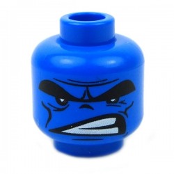 Lego Accessoires Minifig CUSTOM BRICKS Tête Hulk (Bleu) (La Petite Brique)