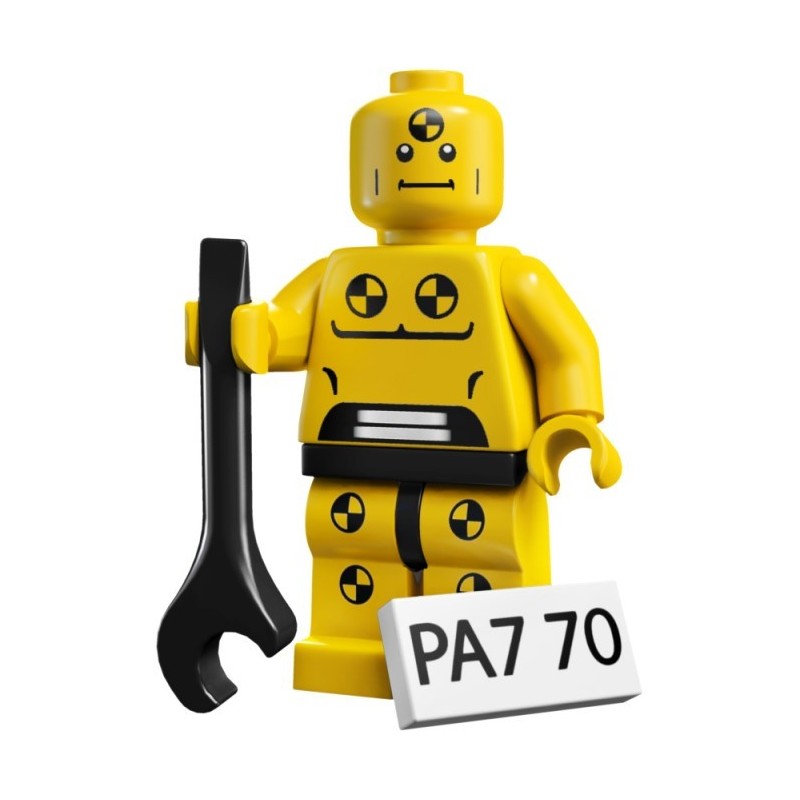 LEGO® Minifig Série 1- Personnage de crash test - La Petite Brique, le  spécialiste de la minifigure LEGO et du Custom