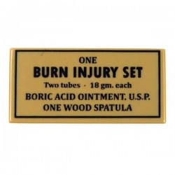 Burn Injury Set (Tile 1x2 - Dark Tan)﻿