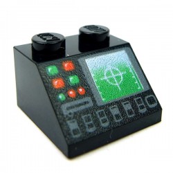 Lego Accessoires Minifig Contrôle Radar (Noir) (La Petite Brique)