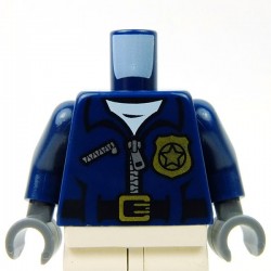 Dark Blue Torso Police Jacket