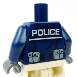Dark Blue Torso Police Jacket