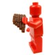 Lego Accessoires Minifig Custom BRICK WARRIORS Flûte (marron) (La Petite Brique)